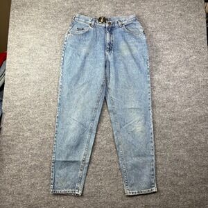 Lee Jeans Women's 12 Medium Wash Denim High Rise Taper Fit Classic Y2K - 31X29